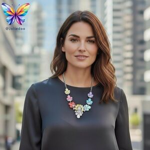 Multicolor Floral Necklace